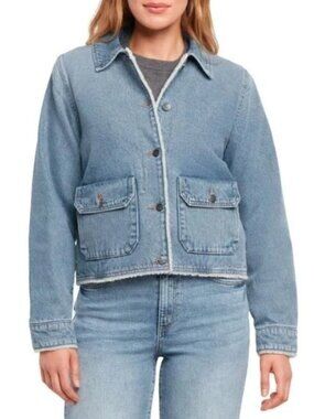 Woolrich Women's Trucker Jacket, Color: Blue
